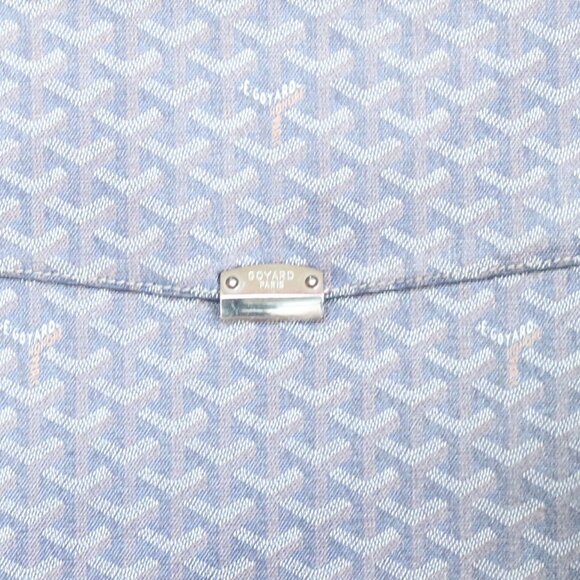 Goyard Serviette Chypre Briefcase, Blue Coated Canvas - Picture 1 of 4